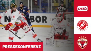 DEL2: EC Bad Nauheim vs. Lausitzer Füchse | Pressekonferenz