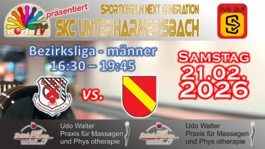 Bezirksliga - Männer: SKC Unterharmersbach III - KC Fortuna Neuenburg I
