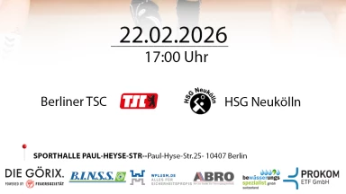 Berliner TSC - HSG Neukölln Regionalliga Ostseespree