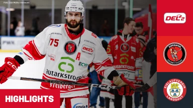 DEL2: Eispiraten Crimmitschau vs. EV Landshut | Highlights