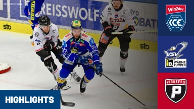 win2day ICE Hockey League: EC iDM Wärmepumpen VSV vs. Pioneers Vorarlberg | Highlights