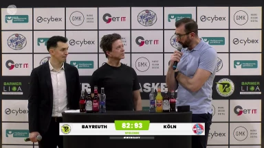 Pressekonferenz BBC Bayreuth vs RheinStars Köln