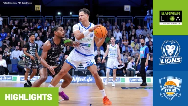 ProA: PS Karlsruhe LIONS vs. VfL SparkassenStars Bochum | Highlights
