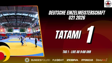 Deutsche Einzelmeisterschaften U21 2026 Potsdam- Tatami 1 - Tag 1