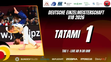 Deutsche Einzelmeisterschaften U18 2026 Leipzig - Tatami 1 - Tag 1