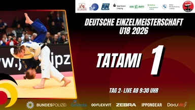 Deutsche Einzelmeisterschaften U18 2026 Leipzig - Tatami 1 - Tag 2