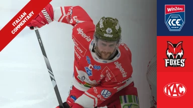 win2day ICE Hockey League: HCB Südtirol Alperia vs. EC-KAC - Italian Commentary