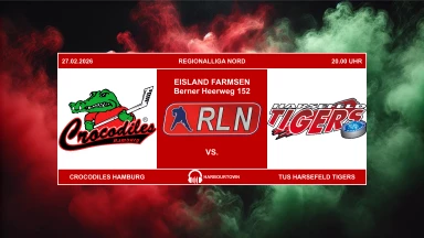 RLN Viertelfinale | 27.02.26 | Crocodiles Hamburg vs. TuS Harsefeld Tigers