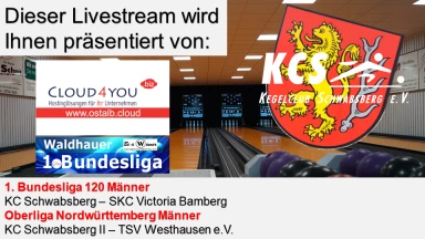1. Bundesliga 120 Herren: KC Schwabsberg - SKC Victoria Bamberg