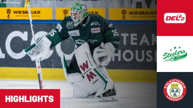 DEL2: Bietigheim Steelers vs. EV Landshut I Highlights