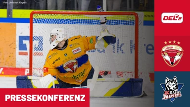 DEL2: Lausitzer Füchse vs. EC Kassel Huskies | Pressekonferenz