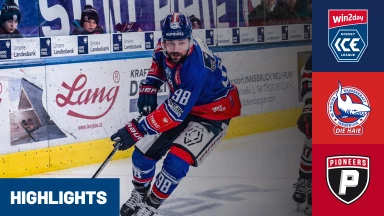 win2day ICE Hockey League: HC TIWAG Innsbruck - Die Haie vs. Pioneers Vorarlberg | Highlights