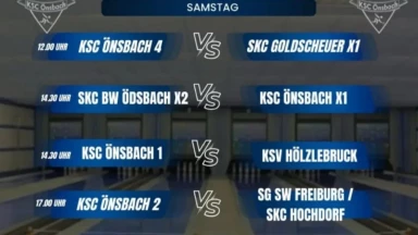 2. Bundesliga Süd: KSC Önsbach - KSV Hölzlebruck 1