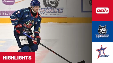 DEL2: EHC Freiburg vs. Ravensburg Towerstars I Highlights