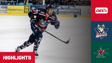DEL2: EC Kassel Huskies vs. Starbulls Rosenheim I Highlights