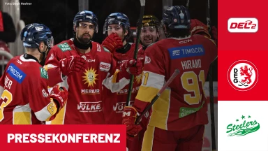 DEL2: Düsseldorfer EG vs. Bietigheim Steelers | Pressekonferenz