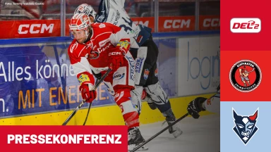 DEL2: Eispiraten Crimmitschau vs. Blue Devils Weiden | Pressekonferenz