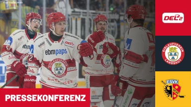 DEL2: EV Landshut vs. ESV Kaufbeuren | Pressekonferenz