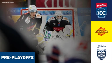 win2day ICE Hockey League Pre-Playoffs: Vienna Capitals vs. Hydro Fehérvár AV 19 -  Spiel 1