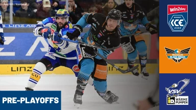 win2day ICE Hockey League Pre-Playoffs: Steinbach Black Wings Linz vs. EC IDM Wärmepumpen VSV -  Spiel 2