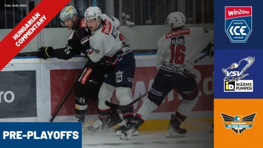 Hungarian: win2day ICE Hockey League Pre-Playoffs: Hydro Fehérvár AV19 vs. Vienna Capitals -  Game 2