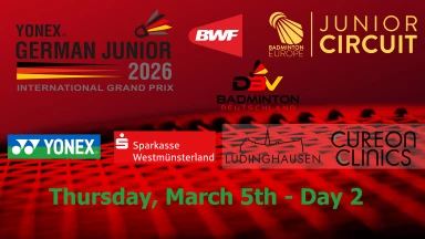 YONEX German Junior 2026 - Thursday Day 2 - Court 6