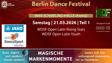 Berlin Dance Festival 2026 Arena Samstag Teil 1