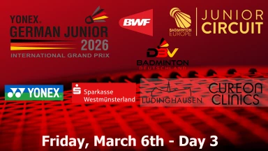 YONEX German Junior 2026 - Friday Day 3 - Court 6