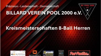 Kreismeisterschaften 8-Ball Herren - Tisch 7