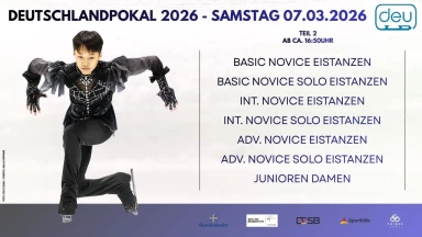 Deutschlandpokal im Eiskunstlauf 2026 Tag 2 Teil 2