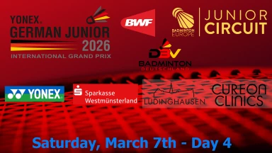 YONEX German Junior 2026 - Saturday Day 4 - Court 3 and 5