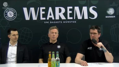 Pressekonferenz: Uni Baskets Münster vs. BBC Bayreuth