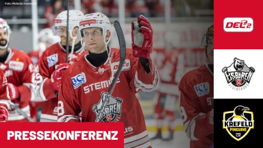 DEL2: Eisbären Regensburg vs. Krefeld Pinguine | Pressekonferenz