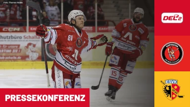 DEL2: Eispiraten Crimmitschau vs. ESV Kaufbeuren | Pressekonferenz