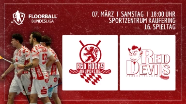 VfL Red Hocks Kaufering vs. Red Devils Wernigerode | 2. Floorball Bundesliga