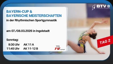 Bayern-Cup 2026 - Rhythmische Sportgymnastik | Sonntag