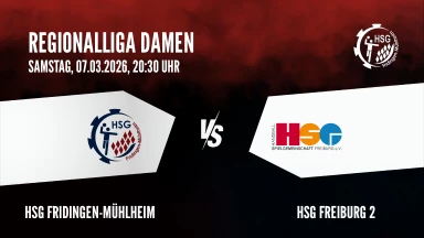 Regionalliga Damen: HSG Fridingen-Mühlheim vs. HSG Freiburg 2