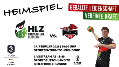 3. Liga: Staffel Süd-West - HLZ Friesenheim-Hochdorf II vs. SGSH Dragons