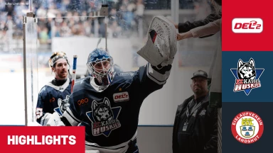 DEL2: EC Kassel Huskies vs. EV Landshut | Highlights