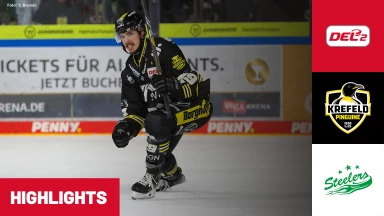 DEL2: Krefeld Pinguine vs. Bietigheim Steelers | Highlights