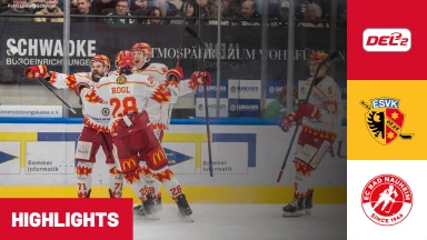 DEL2: ESV Kaufbeuren vs. EC Bad Nauheim | Highlights