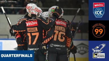 Without Commentary: win2day ICE Hockey League Quarterfinals: Moser Medical Graz99ers vs. EC iDM Wärmepumpen VSV -  Spiel 1