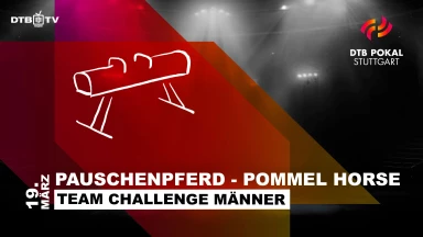 DTB Pokal Stuttgart Team Challenge Männer | Pauschenpferd - Pommel Horse