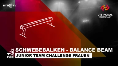 DTB Pokal Stuttgart Junior Team Challenge Frauen | Schwebebalken - Balance Beam