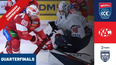 Hungarian: win2day ICE Hockey League Quarterfinals: EC KAC vs. Hydro Fehervar AV 19 -  Spiel 1