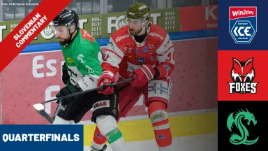 Slovenian: win2day ICE Hockey League Quarterfinals: HCB Südtirol Alperia vs. Olimpija Ljubljana - Spiel 5