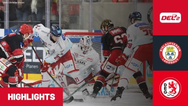 DEL2 Pre-Playoffs: EV Landshut vs. Düsseldorfer EG - Spiel 1 | Highlights