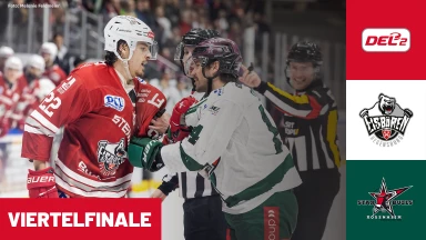 DEL2 Viertelfinale: Eisbären Regensburg vs. Starbulls Rosenheim - Spiel 2