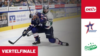 DEL2 Viertelfinale: Ravensburg Towerstars vs. Bietigheim Steelers - Spiel 1