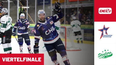 DEL2 Viertelfinale: Ravensburg Towerstars vs. Bietigheim Steelers - Spiel 5